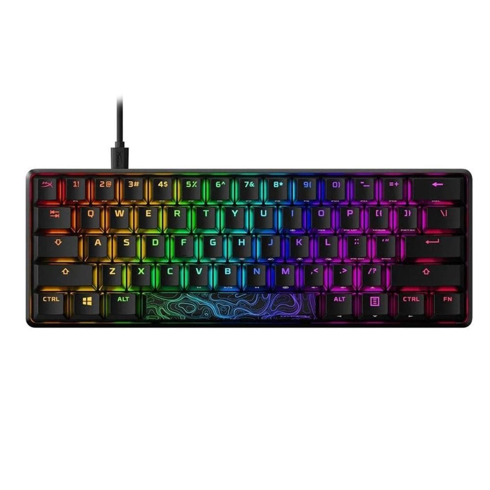 Teclado Mecânico Gamer Hyperx Alloy Origins 60% Red Switch