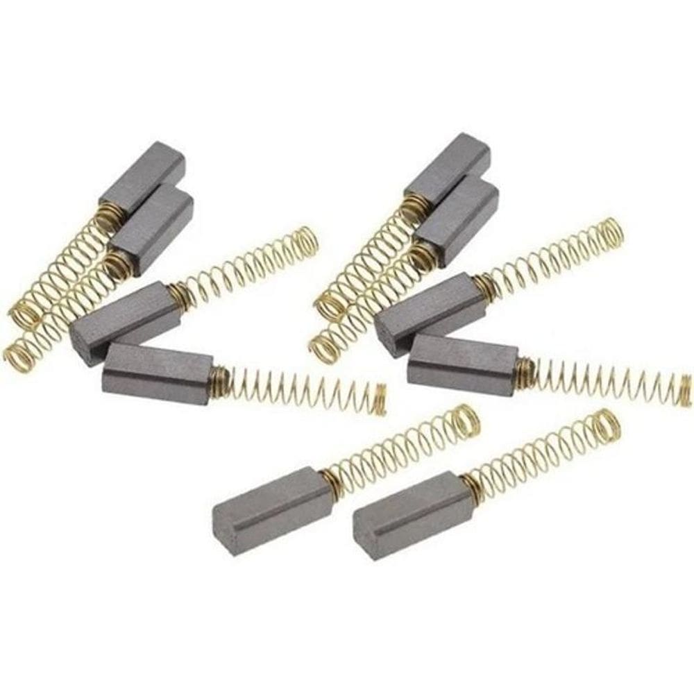 Carvão Escova Para Motor Maquina Costura Domestica 12 Peças