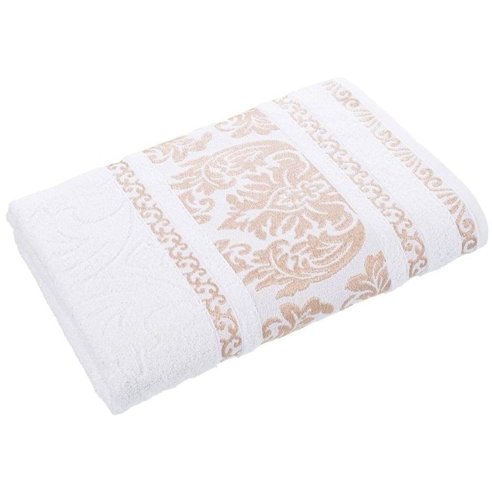 Toalha Banhão Gigante 80x160 cm Ibiza CavHome 450 gr Algodão Jacquard Alta Absorção Branco