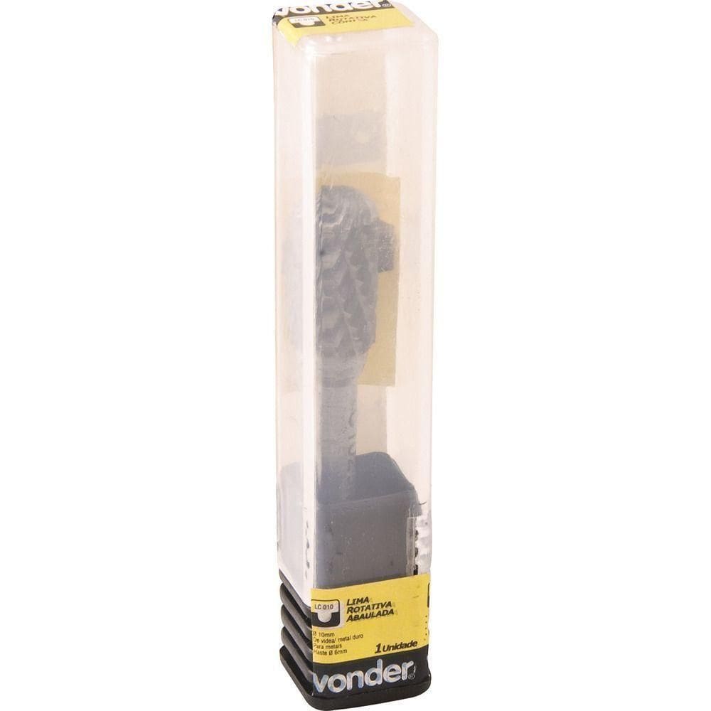 Lima Rotativa Vídea Abaulada 12x25mm Haste 6mm Lc012 Vonder
