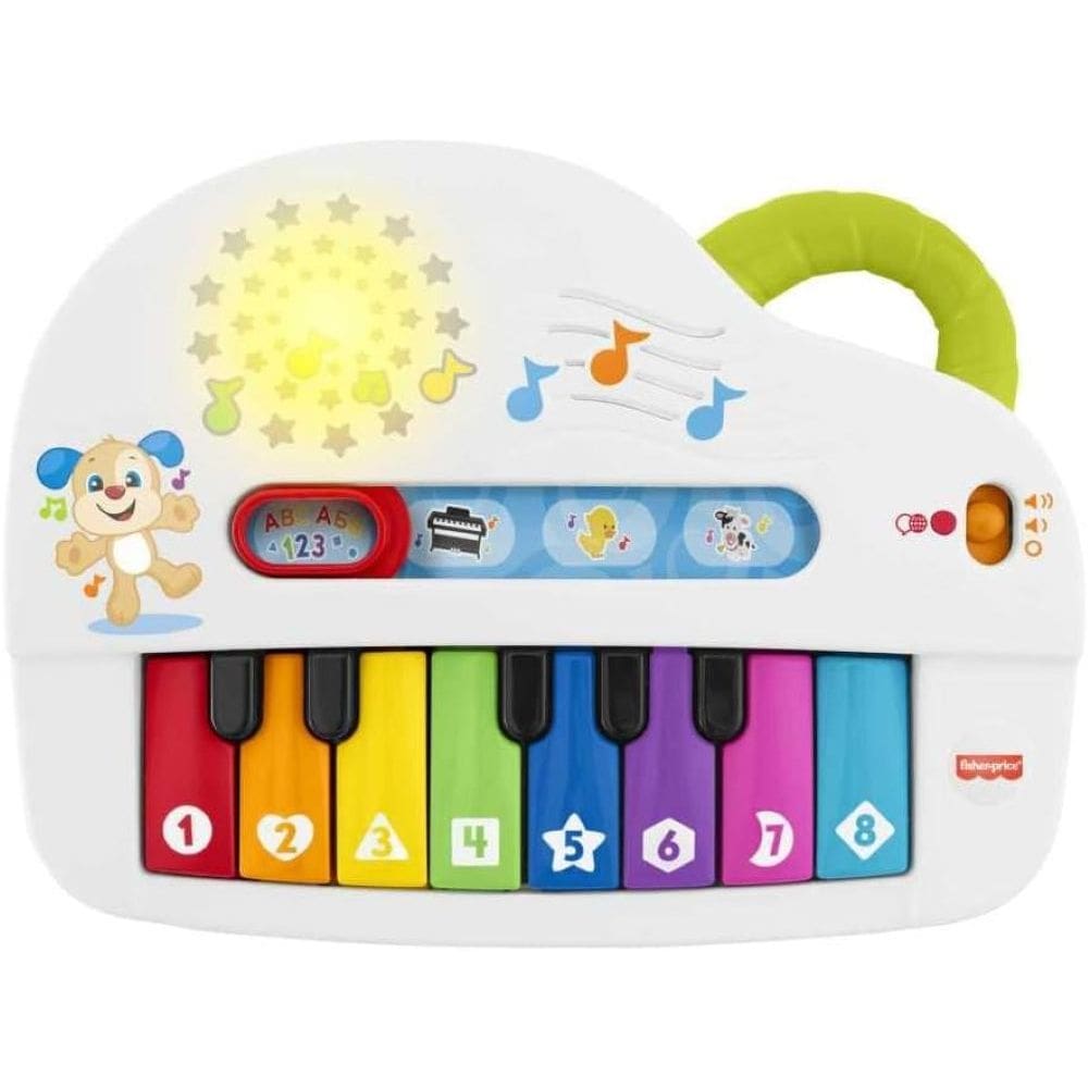 Brinquedo Aprender e Brincar Piano Musical Cachorrinho Fisher Price