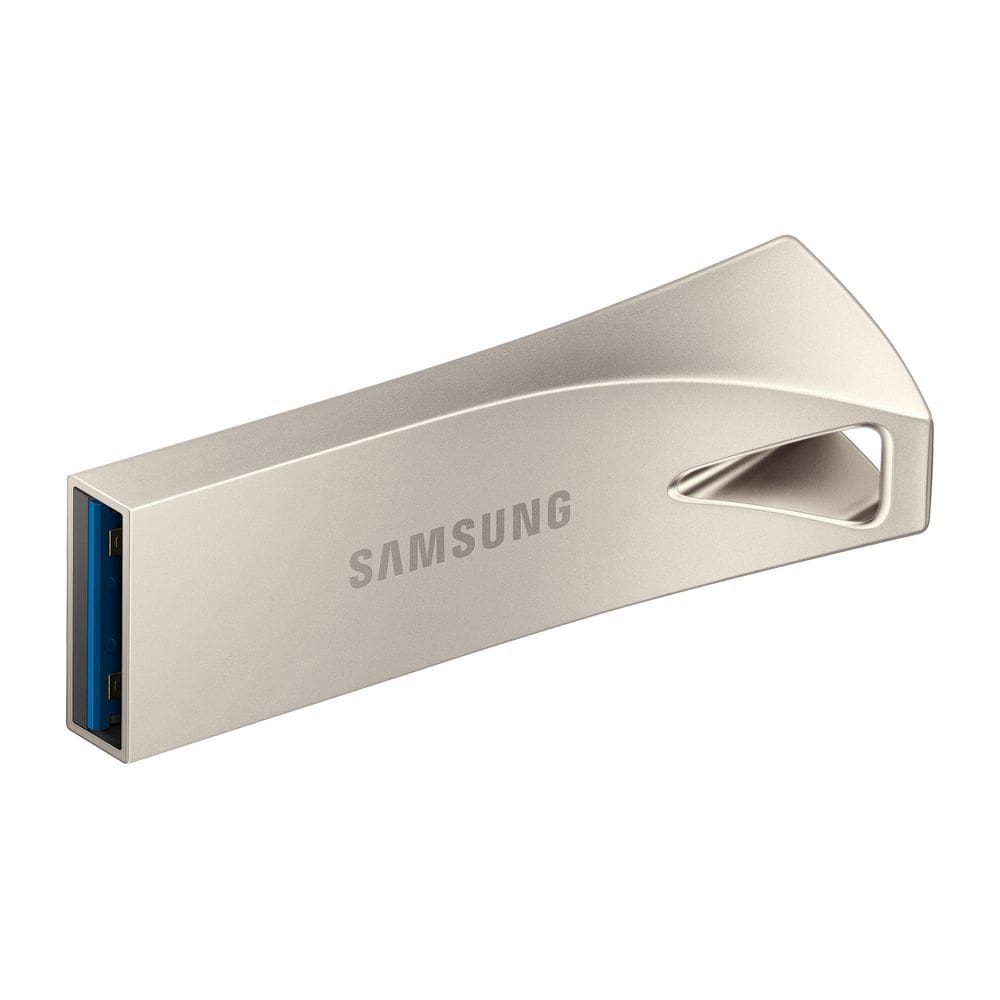 Unidade flash SAMSUNG BAR Plus 256GB USB 3.1 400MB/s Prateada