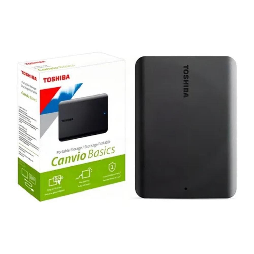 Hd Externo 4Tb Toshiba Canvio Basics Preto Usb 3.0 Hdtb540Xk