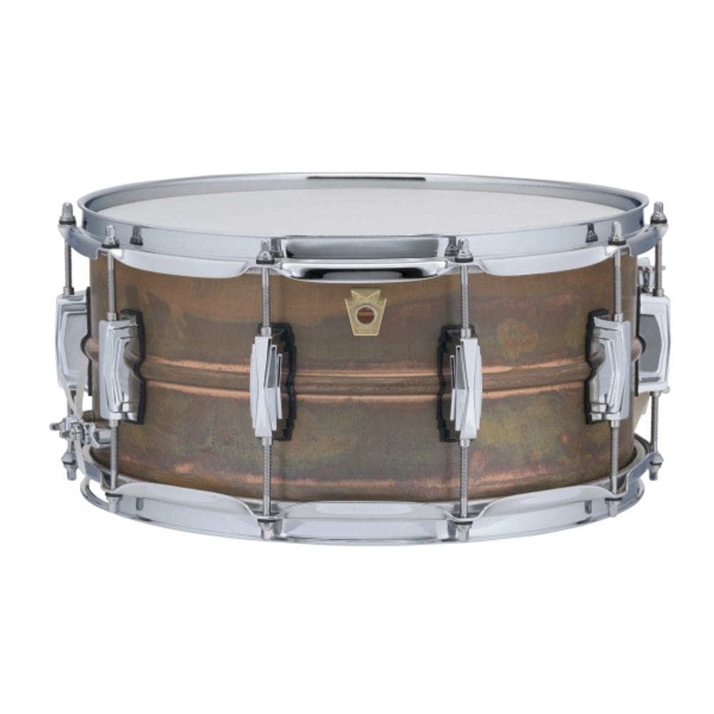 Caixa de bateria Ludwig Copperphonic 14x6,5 Nat patinada