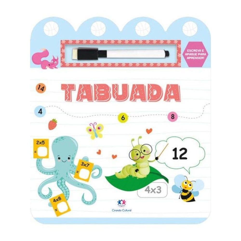 Tabuada - Escreva E Apague Para Aprender