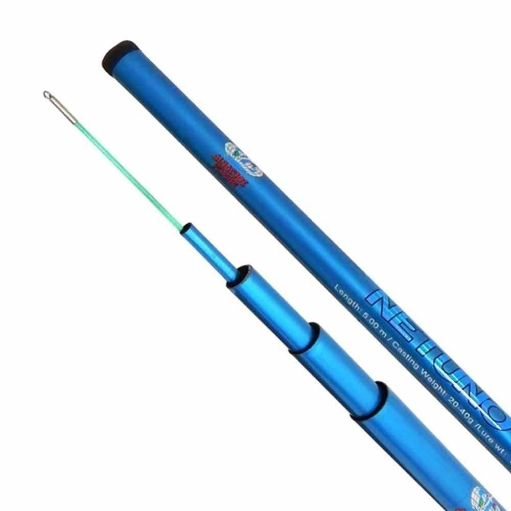 Vara Telescópica Albatroz Cano Longo Netuno - 5 Metros