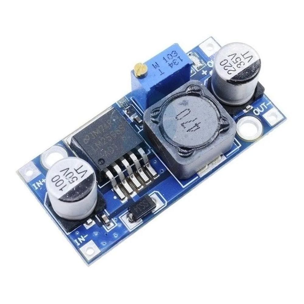 2X Regulador De Tensão Lm2596 3A Step Down Buck Conversor Dc