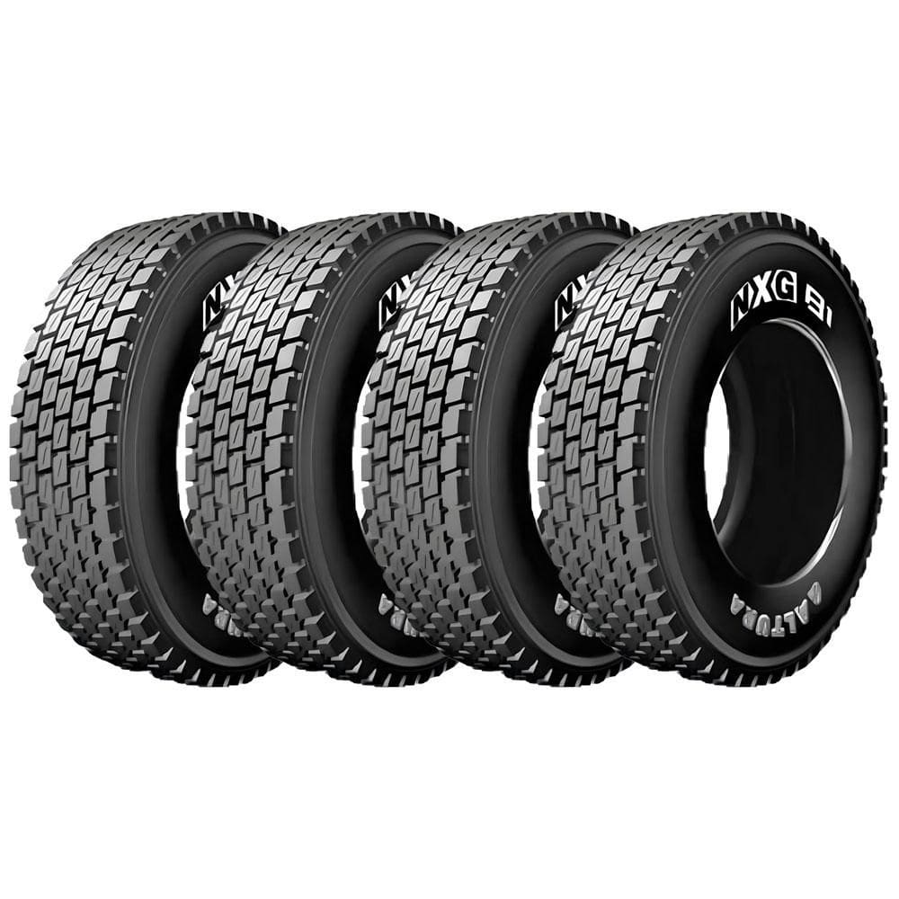 KIT 4 Pneu Altura NXG B1 295/80R22.5 Aro 22.5 152M 16 Lonas