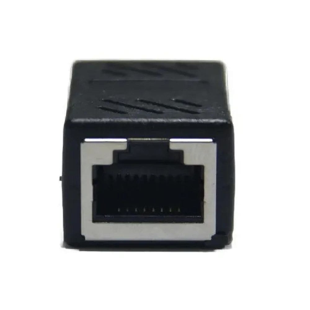 Emenda Rj-45 - Cat5 / Cat6 10/100/1000 - Metalica