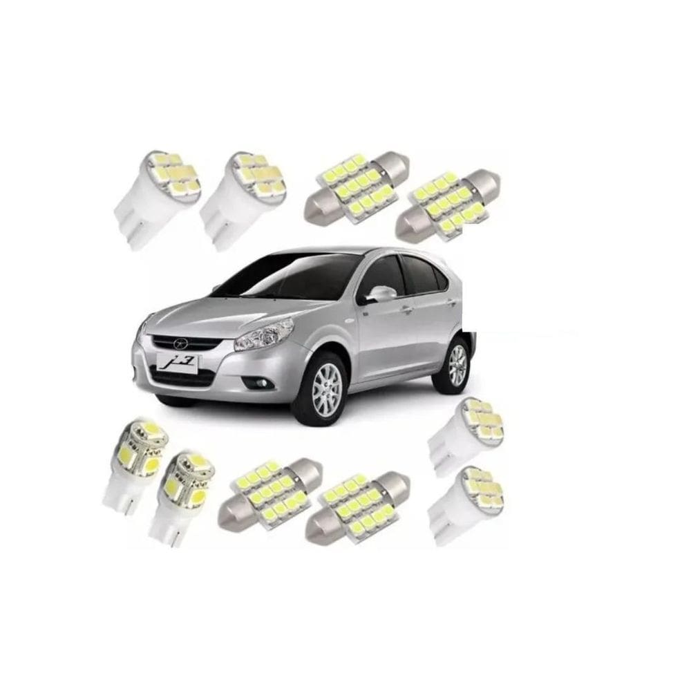 Kit Lâmpada Led Jac J3 Luz Pingo Todos Modelos E Anos