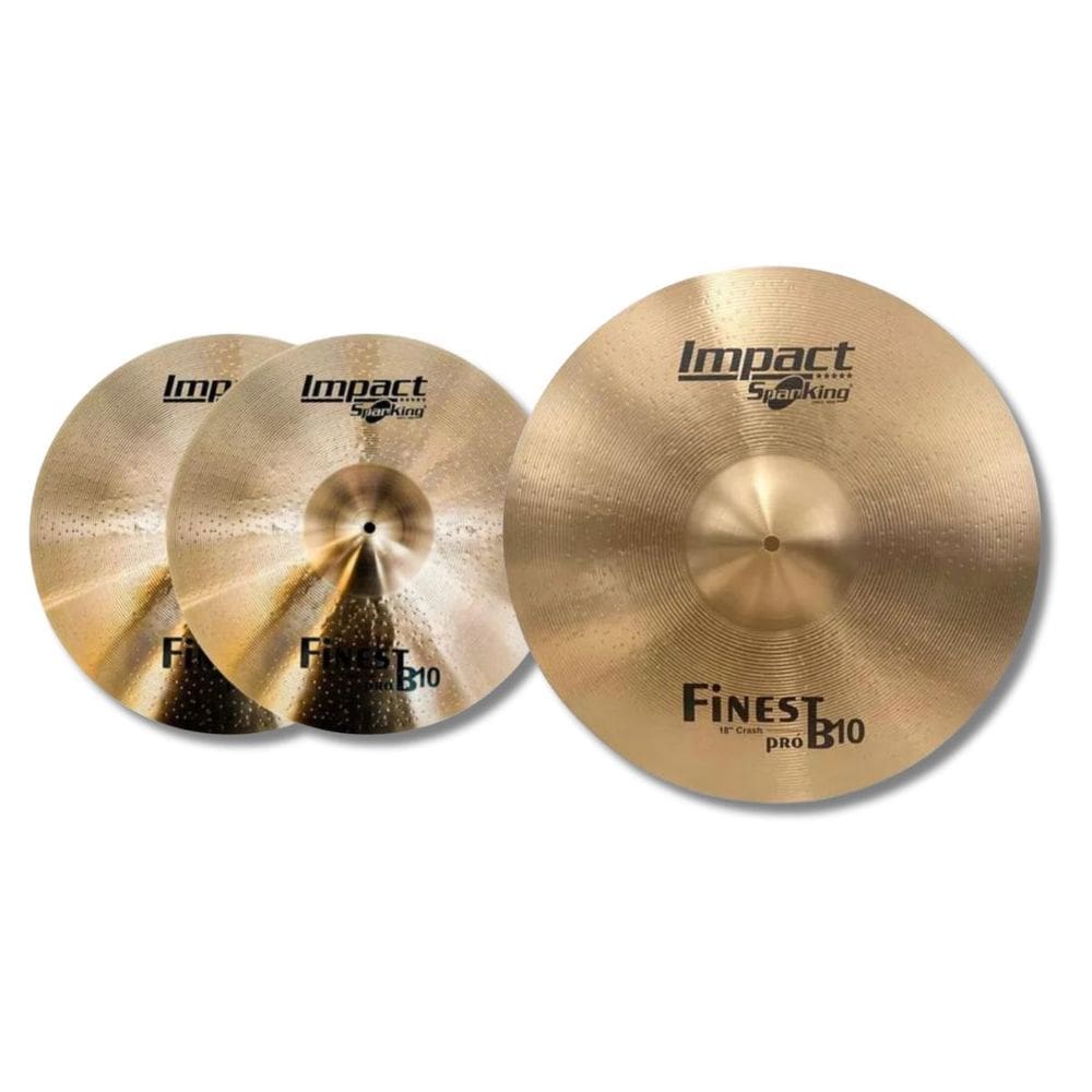 Kit 14 Hit-Hat + 18 Crash Impact Finest Liga B10 Spanking