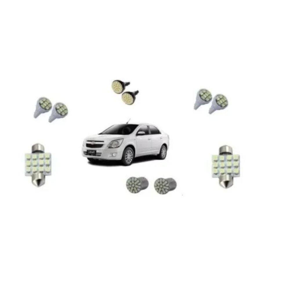 Kit Lâmpada Super Branca Led Chevrolet Cobalt Gm