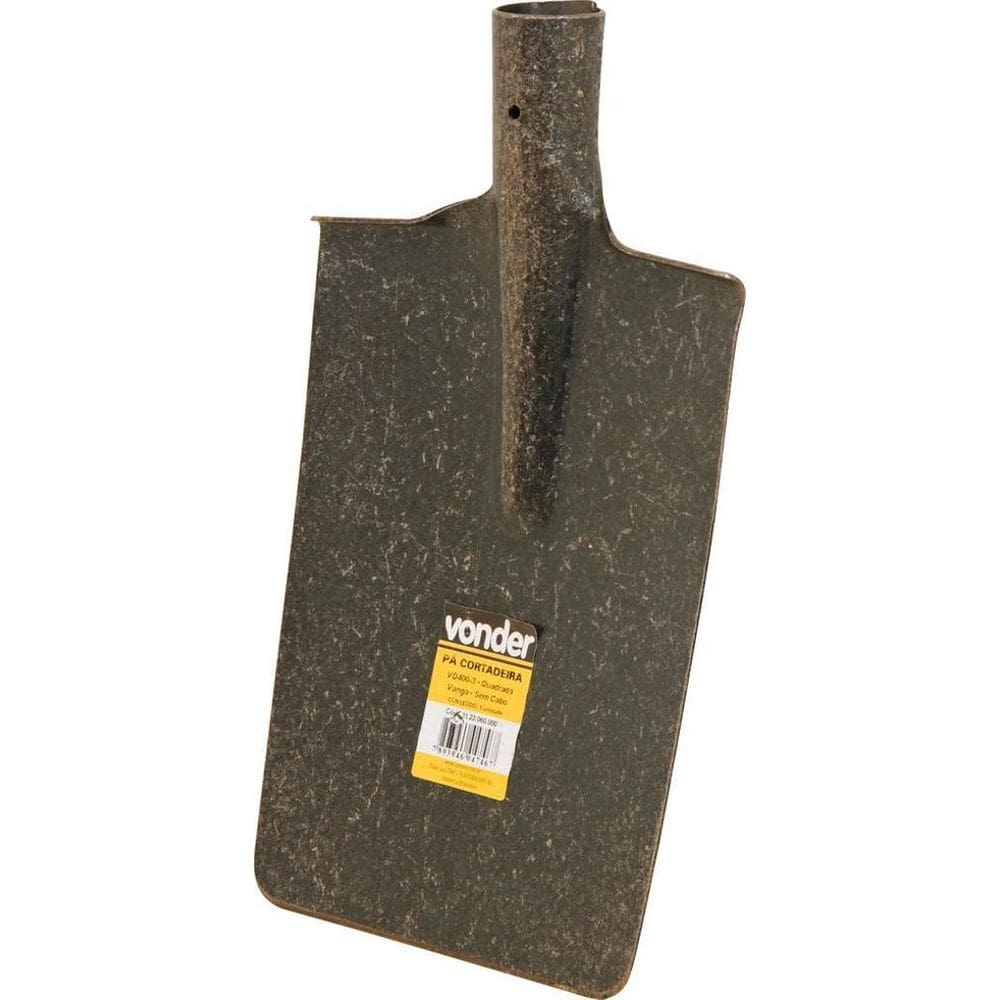 Pá Cortadeira Quadrada 200X275Mm N.3 Sem Cabo Vd400 Vonder