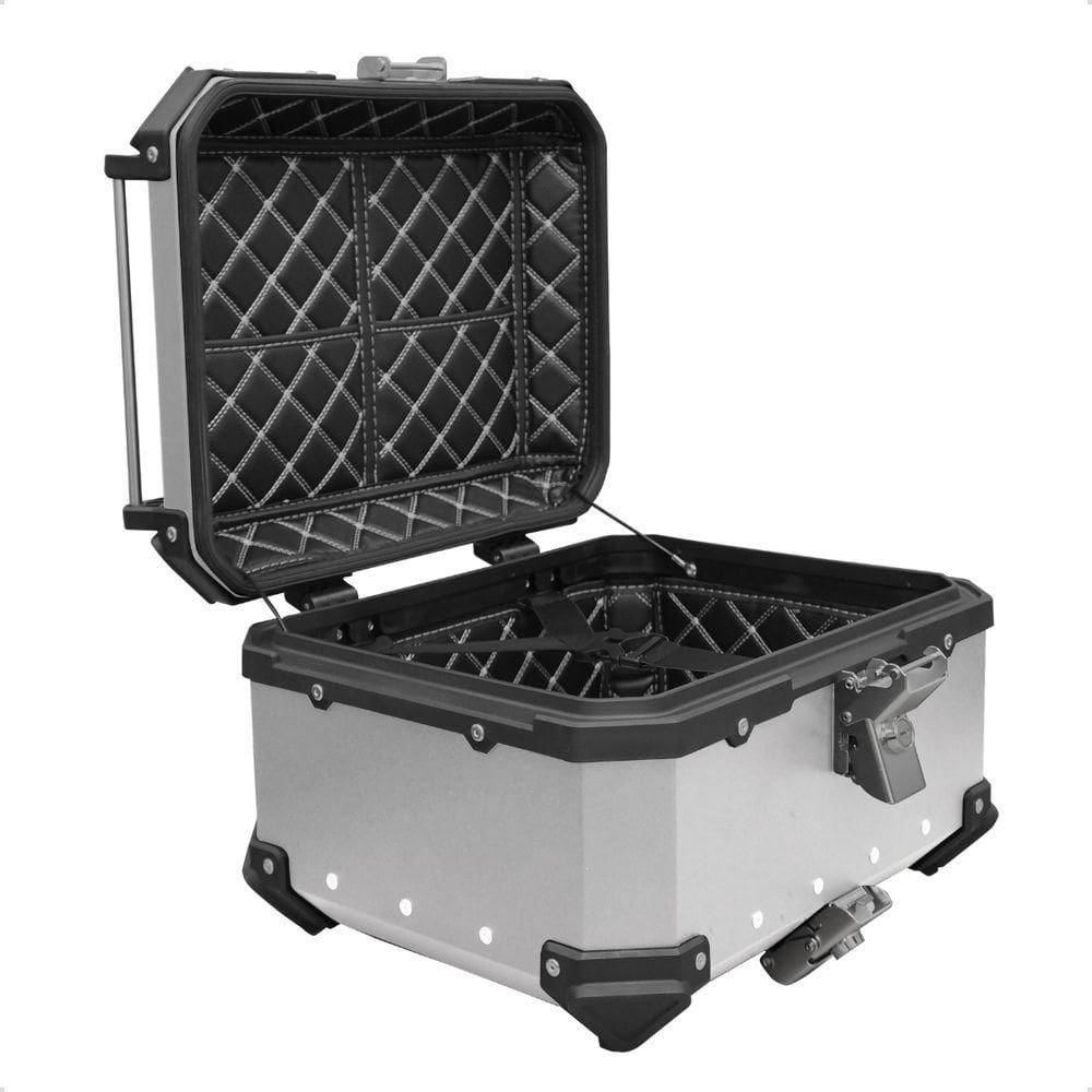 Baú Moto Traseiro 35 Litros Aluminio Tronos