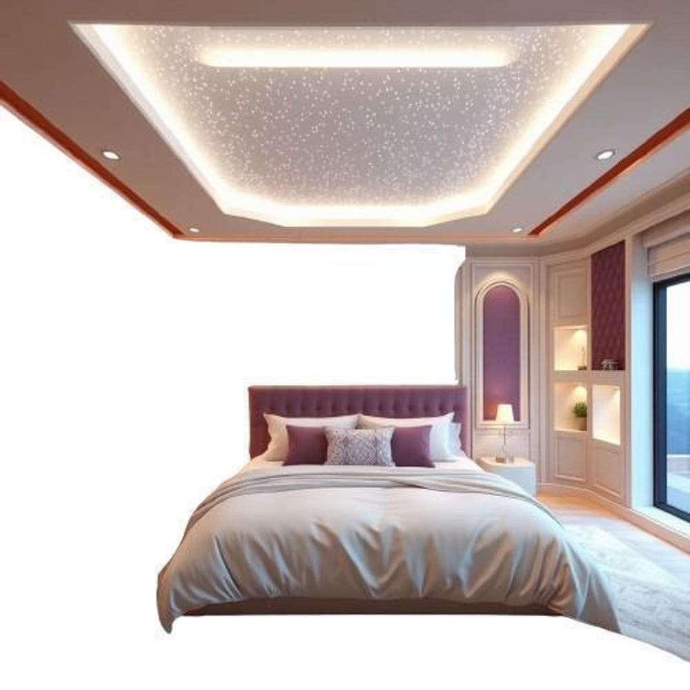 Kit Fibra Ótica 300 Pontos Efeito Estrelado Rgb