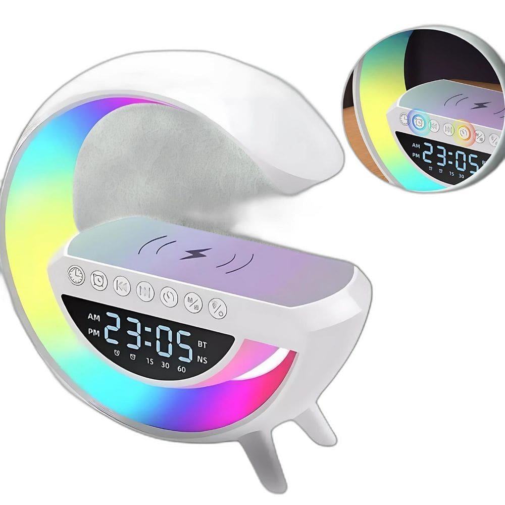 Smart Speaker Pro - Luminária Caixa De Som Com Carregador