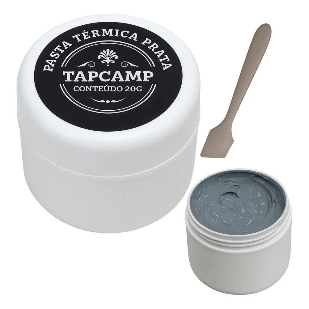 2X Pasta Térmica Prata Tapcamp Alta Performance Processador