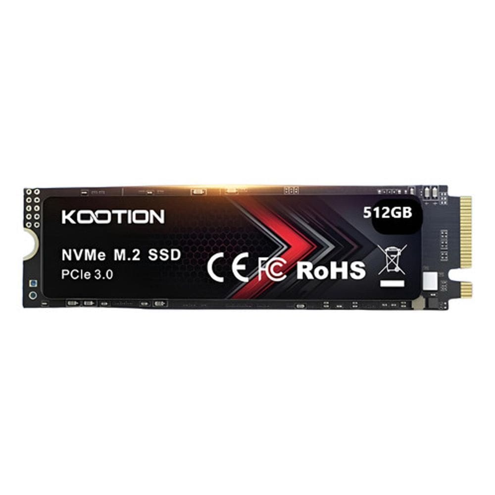 Hd Nvme M.2 Ssd 512Gb Pcie 3.0 2280 - Kootion Preto
