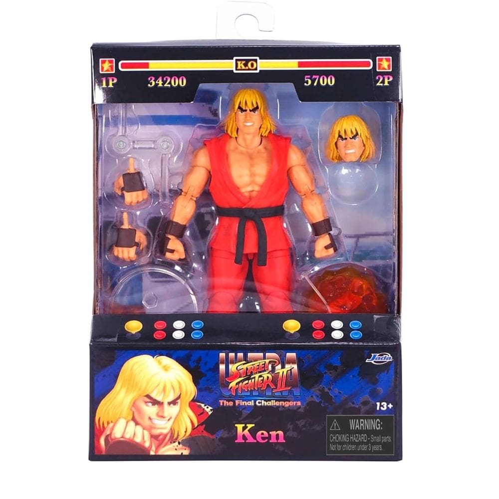 Boneco Ken Ultra Street Fighter 2 Jada Toys