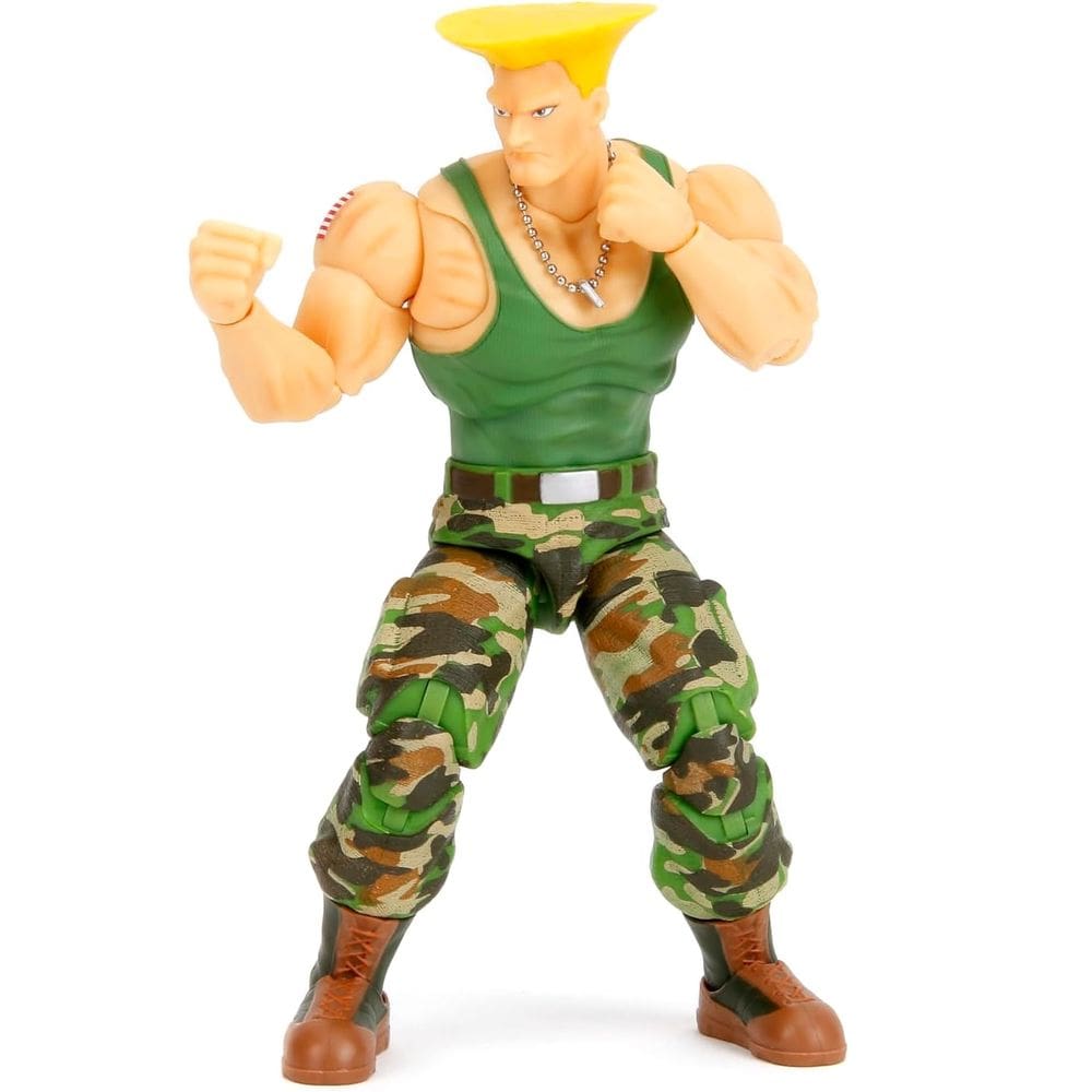 Boneco Guile Street Fighter Ii 2 Ultra Jada Toys Articulado