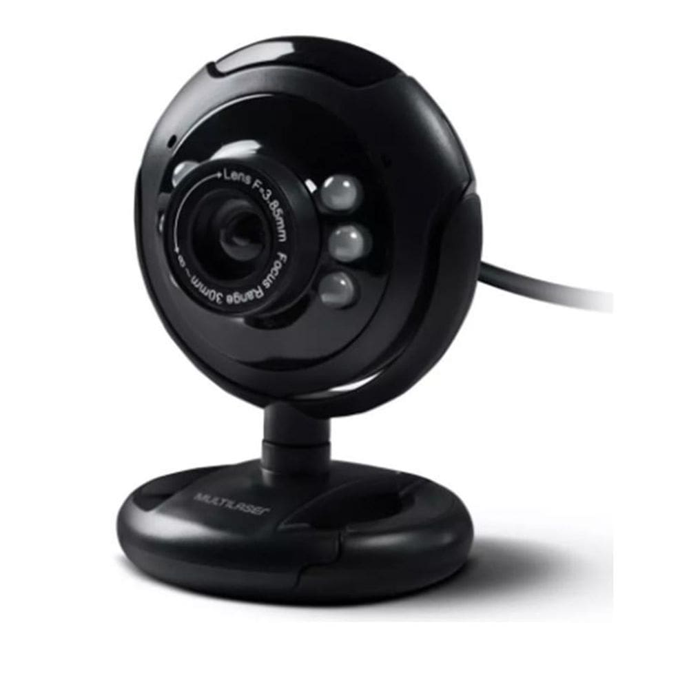 Webcam 480K 16.0Mp Multilaser Nightvision