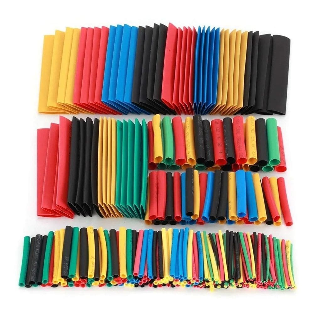 Kit 328 Peça Espaguete Tubo Termo Retrátil Isolante Colorido