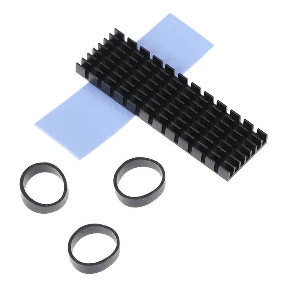 2X Dissipador Calor M2 Nvme/Sata 2280Mm X 6Mm + Thermalpad