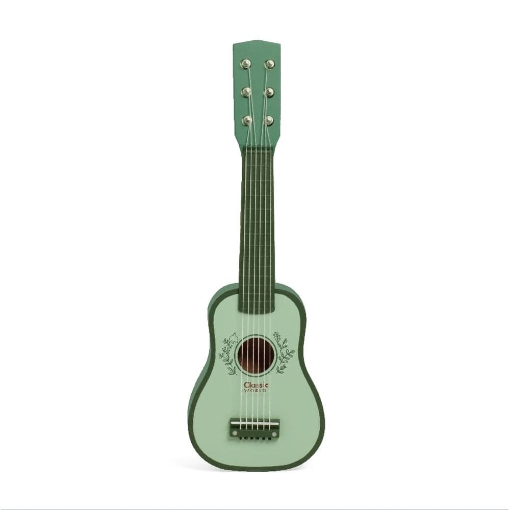 Violão Vintage Madeira Infantil Retrô Classic World