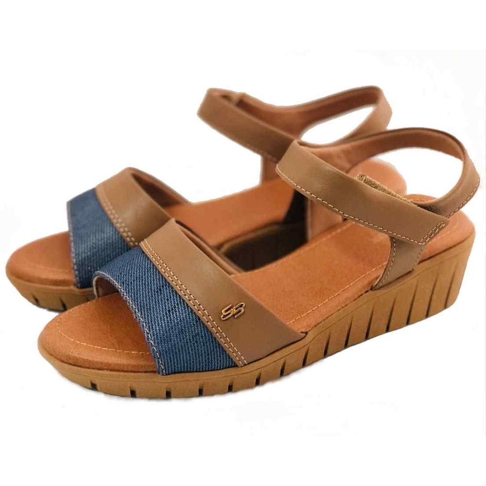 Sandália Anabele Conforto Sofisticada Usaflex AE0516