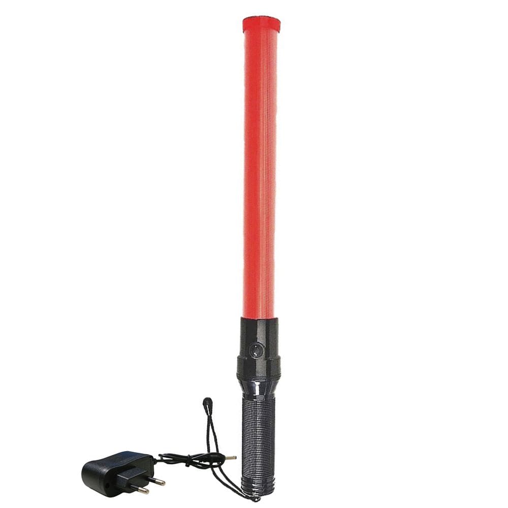 Bastao Sinalizador Viario Recarregavel Transito Rua Estacionamento Sinalizaçao Obra Flanelinha Frentista Manobrista