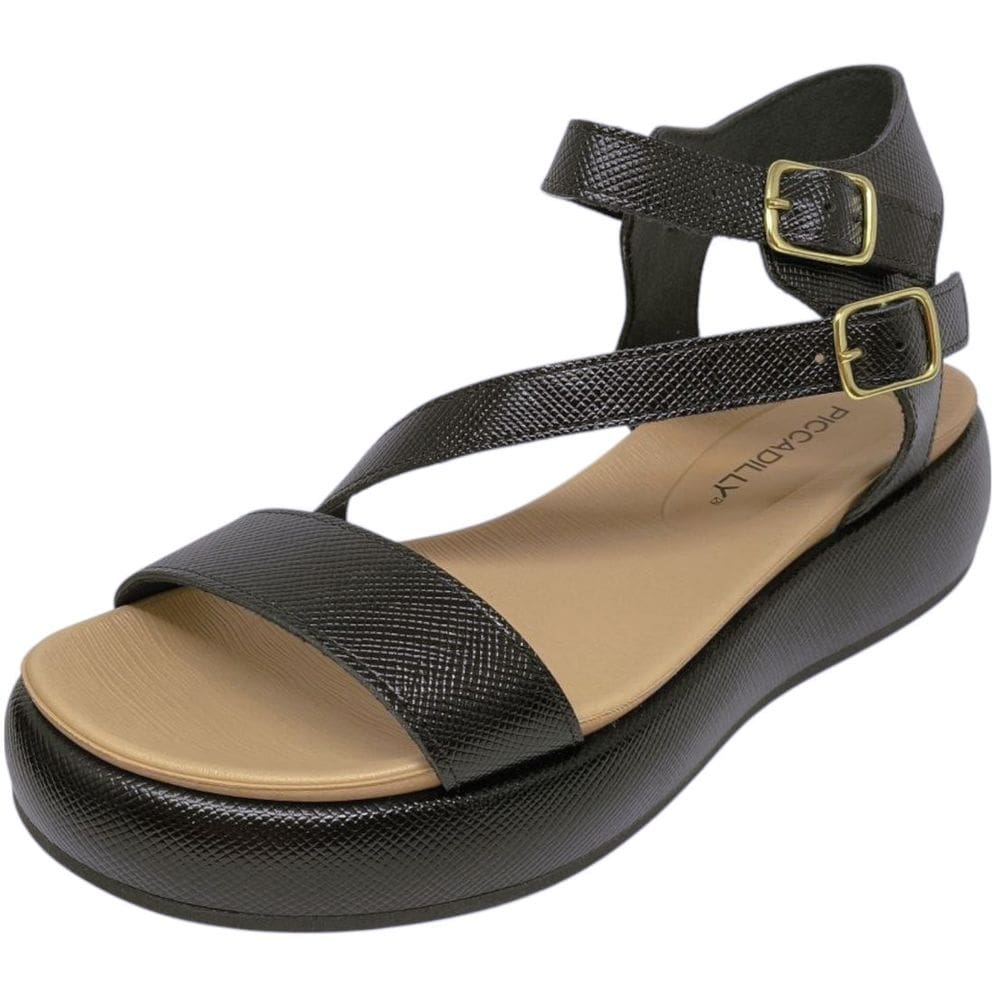 Sandália Feminina Flatform Moderna Conforto Piccadilly