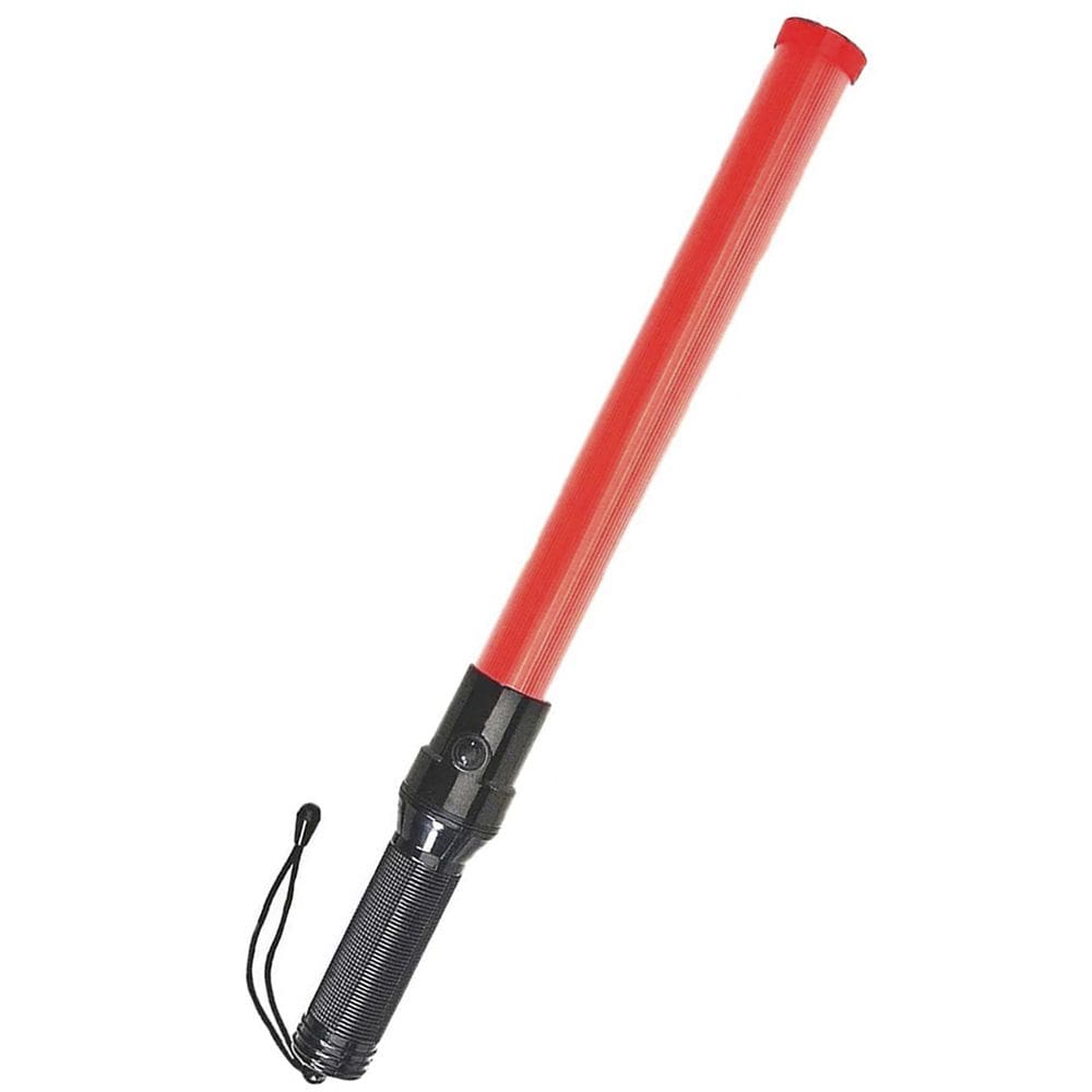 Bastao Sinalizador Viario Recarregavel Sinalizaçao Transito Rodovia Flanelinha Manobrista Obra Frentista Segurança