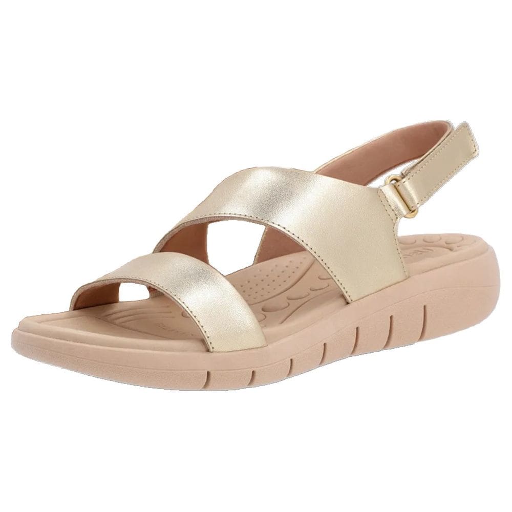 Sandália Feminina Couro Soft Fácil Calce Conforto Usaflex