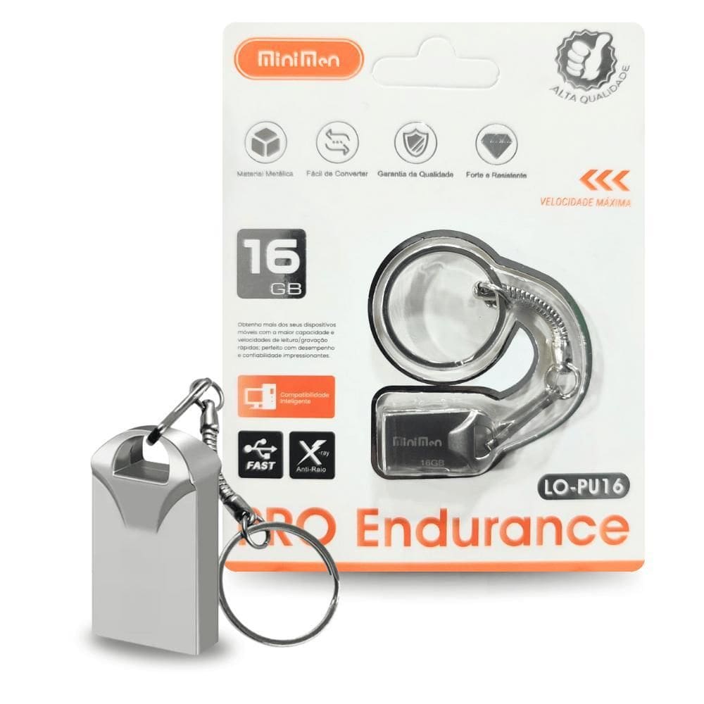 Pendrive Mini Portátil Usb 3.0 16Gb Pro Endurance Lo-Pu16