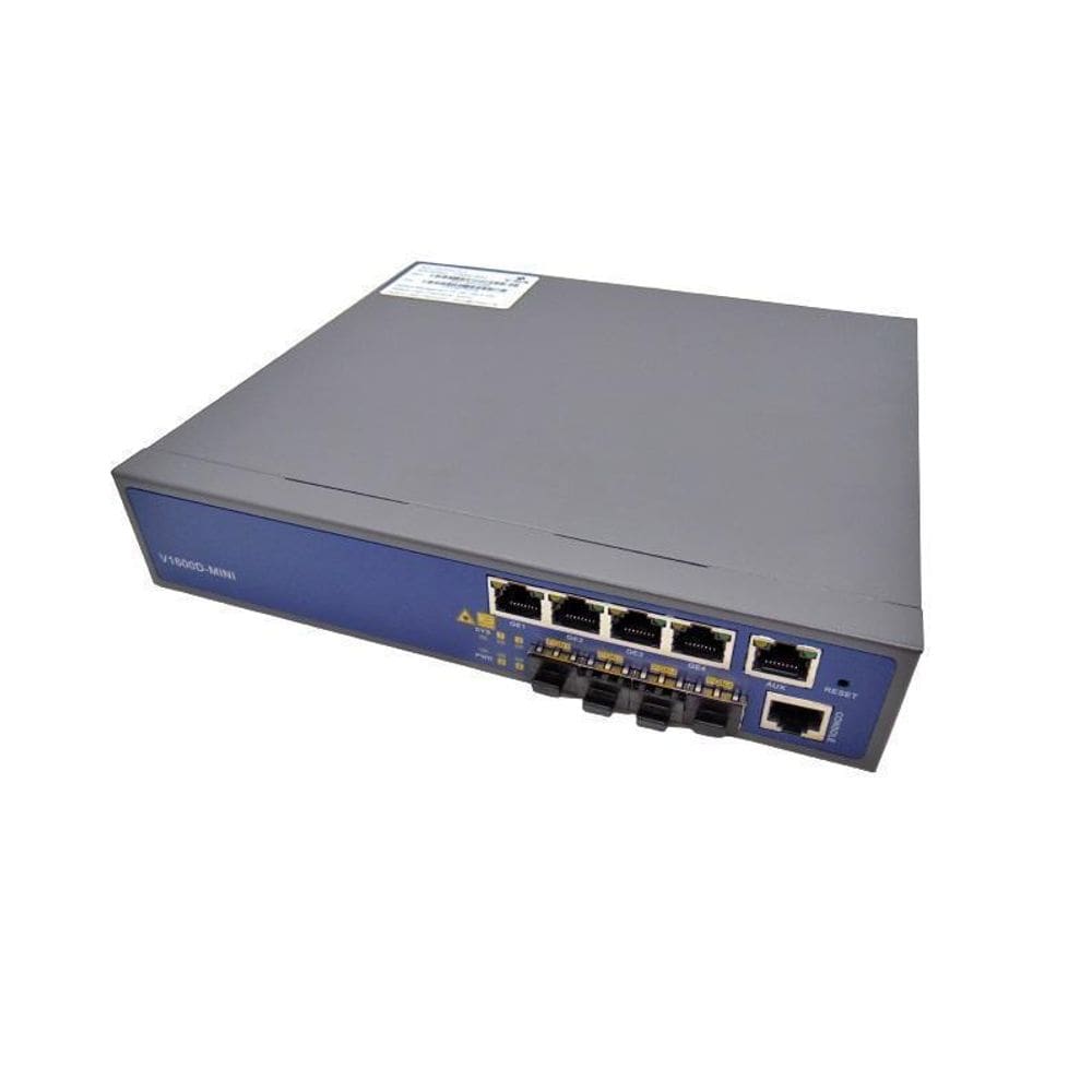 Switch V-Sol Gepon Olt Epon V1600D-Mini 4 Ge 4 Sfp Vlan 20Km