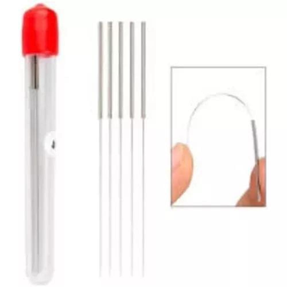 Tubete Com 5 Agulhas Para Limpeza De Bico Nozzle 0.3Mm