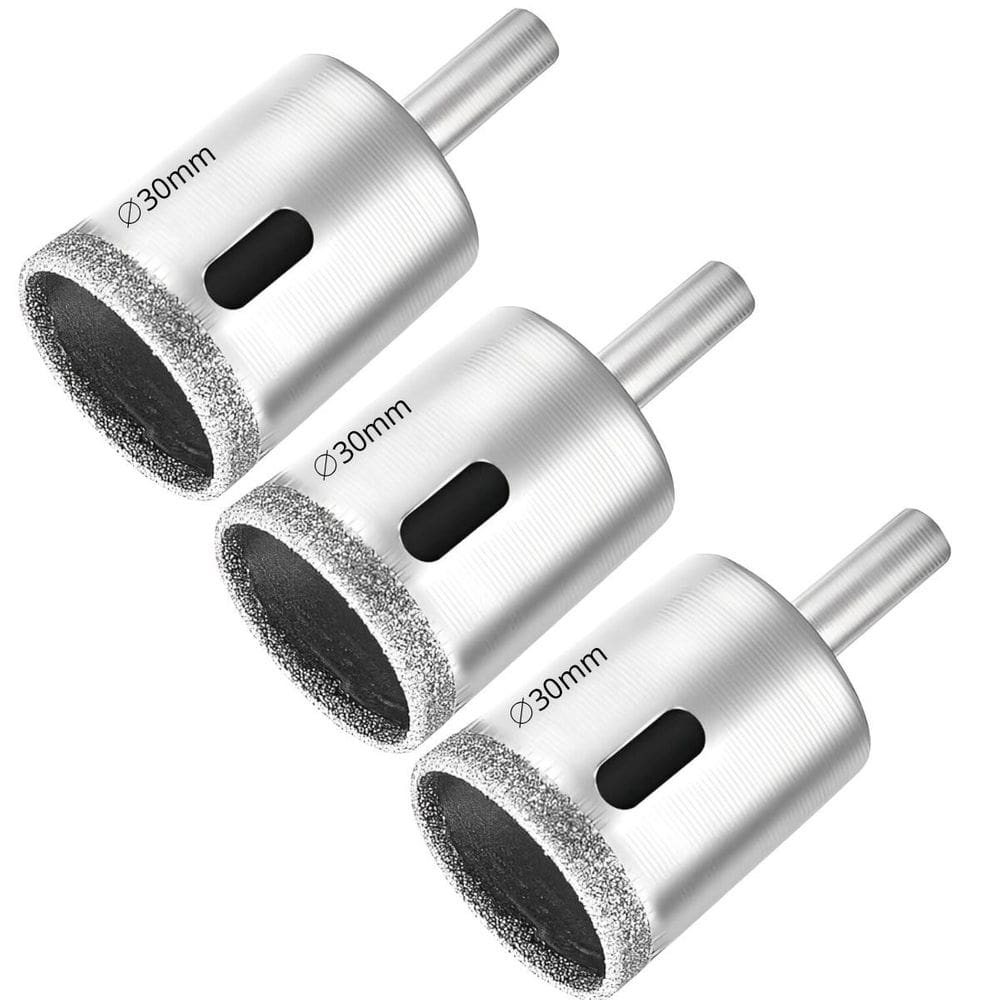 Serra Copo Diamantada 30Mm Porcelanato Vidro Mármore 03 Un