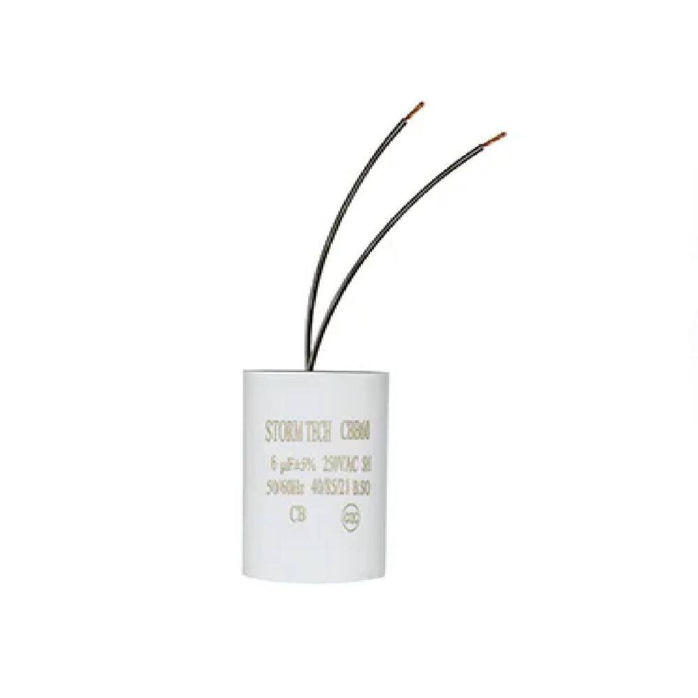 Capacitor Polipropileno Cbb 60 - 6Ufx250V - 40/85/21