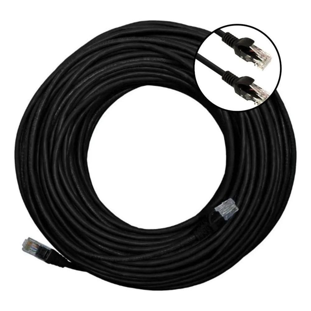 2X Cabo De Rede 10 Metros Internet Rj45 Cat6 Ultra Velocidad