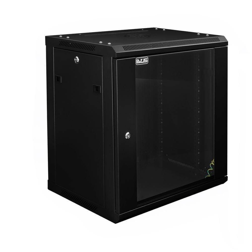 Rack Mini 19 Evus Ev-Dw6412 12U X 600 X 450Mm Parede Preto
