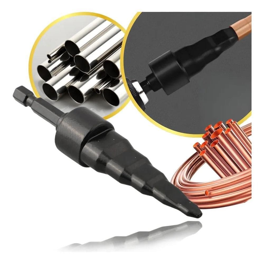 2X Haste Flangeador Escalonado Alargador Broca 1/4 Até 3/4 P