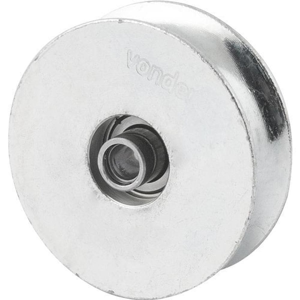 Roldana Para Portão 2.1/2Tipo U Aço Zincado R.Bucha Vonder