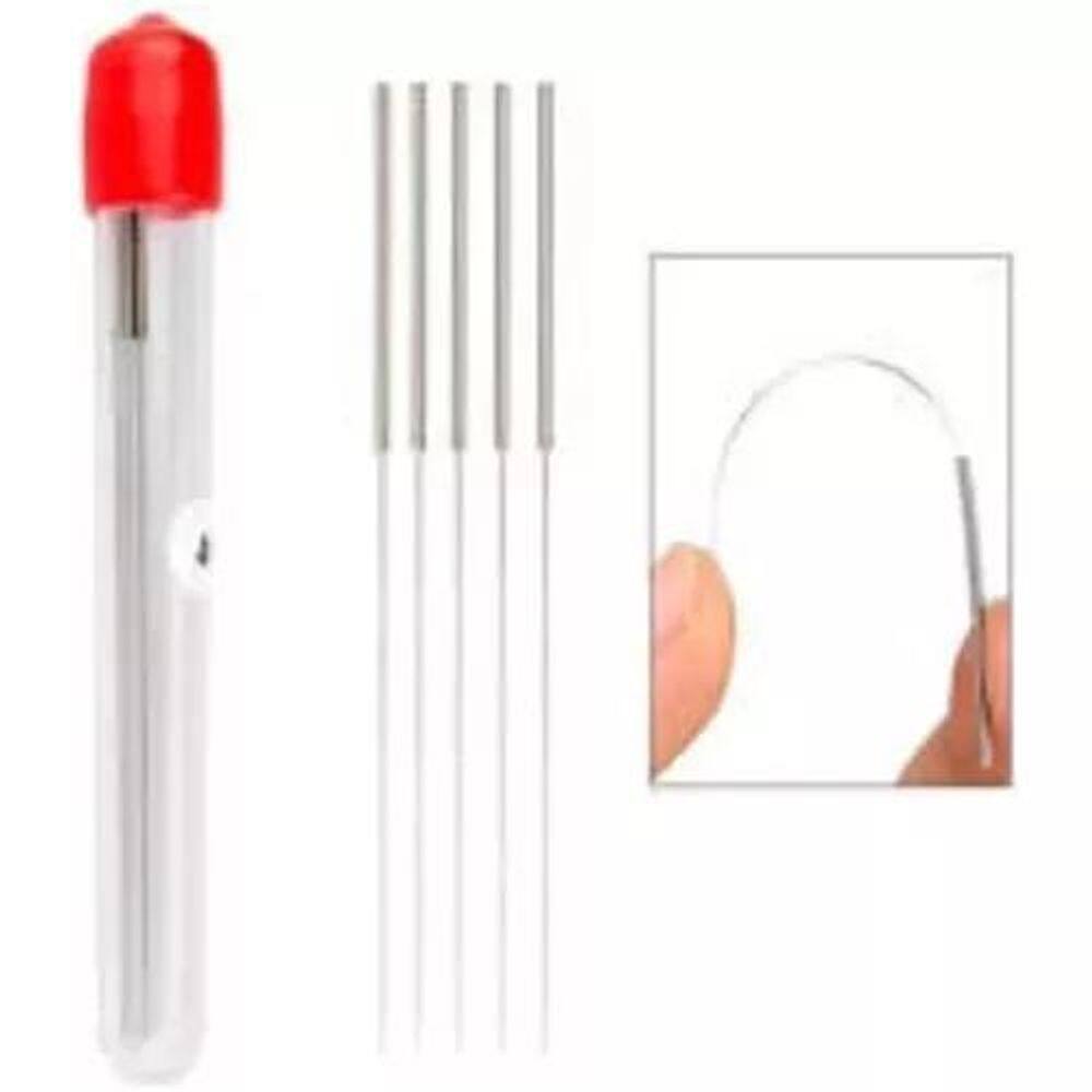 Tubete Com 5 Agulhas Para Limpeza De Bico Nozzle 0.3Mm