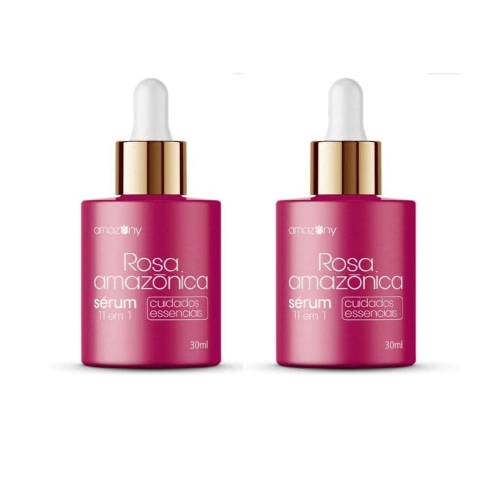 Sérum Rosa Amazônica 30ml 11 Em 1 Kit 02 Unidades