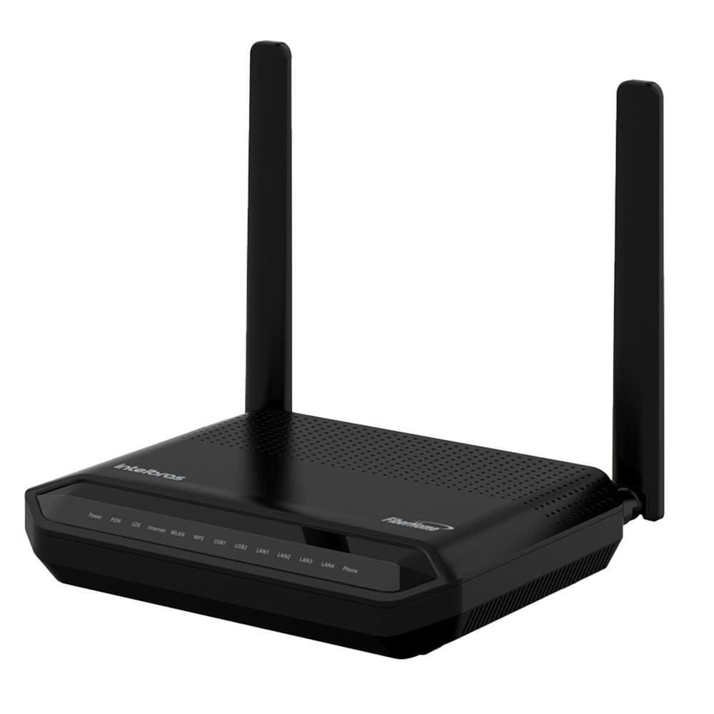 Intelbras Hg6145F Ont Wi-Fi 6, 4 Portas Gigabit, 1200 Mbps