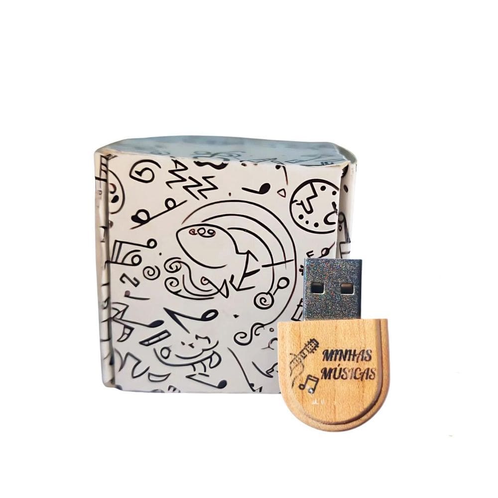 Mini Pendrive 8 Gb Ecologico Para Carros E Som Automotivo