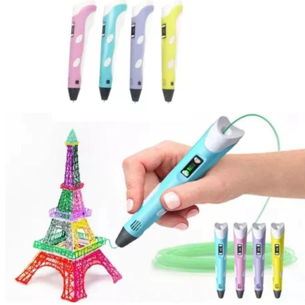 Caneta 3D Criativa Para Desenhos Em Alto Relevo E Modelagem