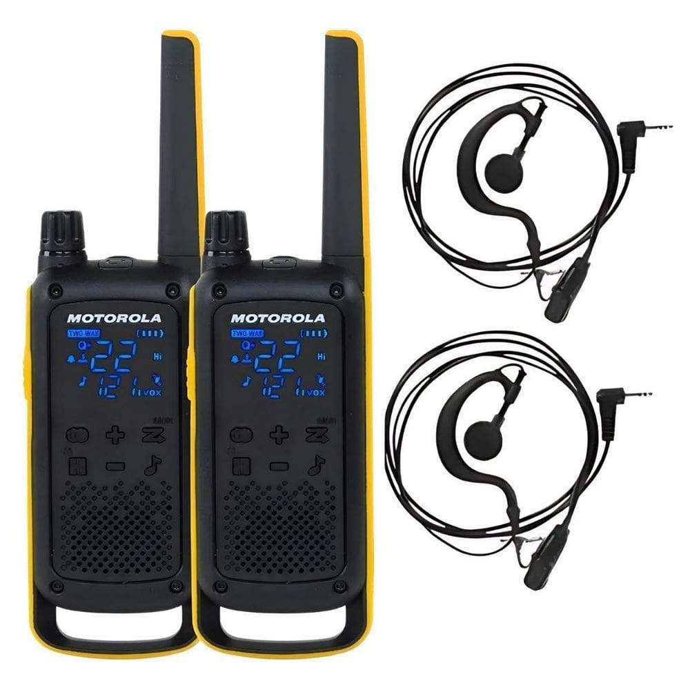 Rádio Comunicador Motorola T470Br Com Par De Fones De Ouvido