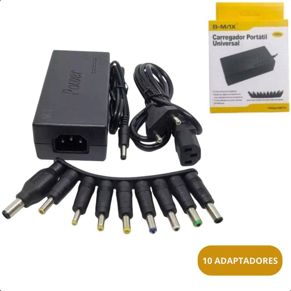 Fonte Carregador Universal 120W Entrada 110V-240V