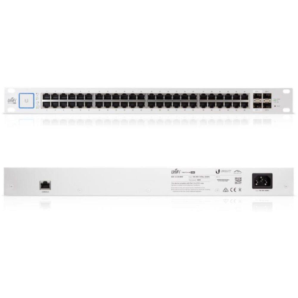 Switch Unifi Us 48 500W 48 Portas Poe Gigabit 4 Portas Sfp